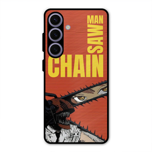 Raging Chainsaw Samsung Galaxy S24 Mobile Back Cover - Anime PrintShield Case