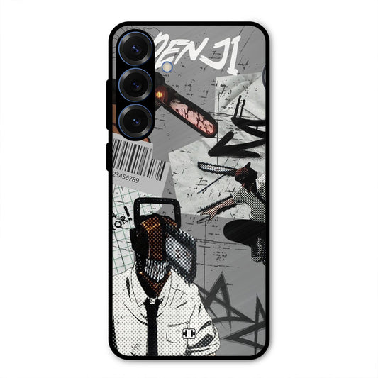Denji Rage Samsung Galaxy S25 Plus Mobile Back Cover - Anime PrintShield Case