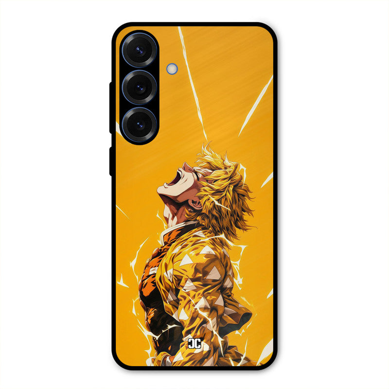 Shouting Zenitsu Samsung Galaxy S25 Plus Mobile Back Cover - Anime PrintShield Case