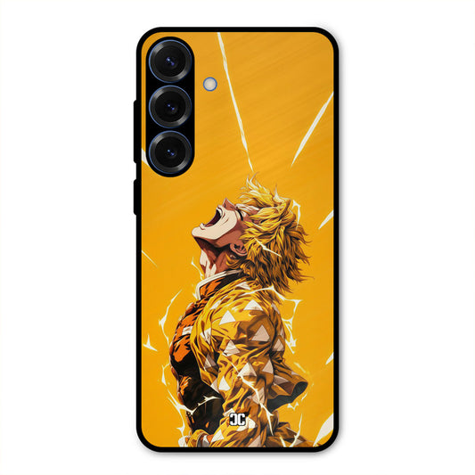 Shouting Zenitsu Samsung Galaxy S25 Plus Mobile Back Cover - Anime PrintShield Case