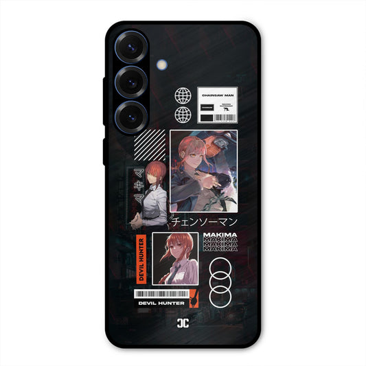 Devil Hunter Makima Samsung Galaxy S25 Plus Mobile Back Cover - Anime PrintShield Case