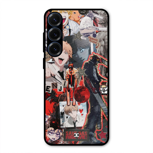 Denji Thoughts Samsung Galaxy S25 Plus Mobile Back Cover - Anime PrintShield Case