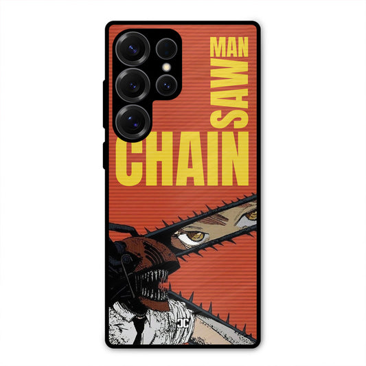 Raging Chainsaw Samsung Galaxy S25 Ultra Mobile Back Cover - Anime PrintShield Case