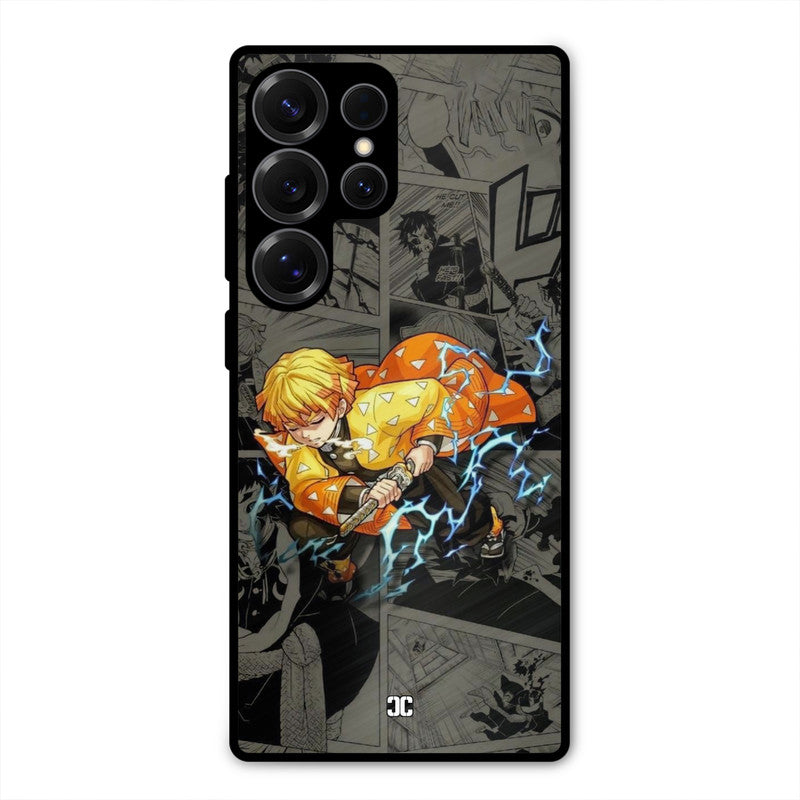 Zenitsu Manga Samsung Galaxy S25 Ultra Mobile Back Cover - Anime PrintShield Case