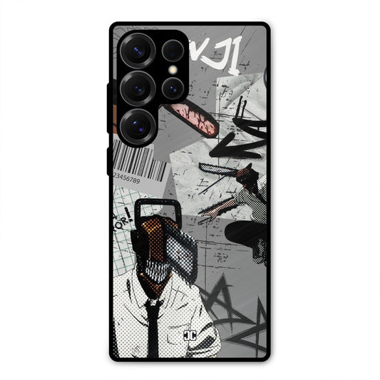 Denji Rage Samsung Galaxy S25 Ultra Mobile Back Cover - Anime PrintShield Case