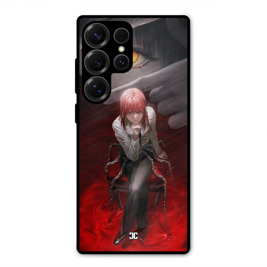 Makima Chains Samsung Galaxy S25 Ultra Mobile Back Cover - Anime PrintShield Case