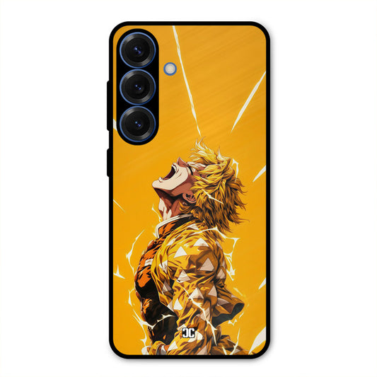 Shouting Zenitsu Samsung Galaxy S25 Mobile Back Cover - Anime PrintShield Case