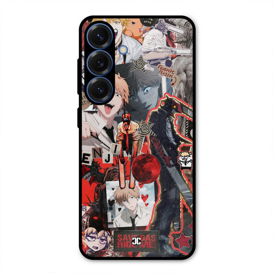 Denji Thoughts Samsung Galaxy S25 Mobile Back Cover - Anime PrintShield Case