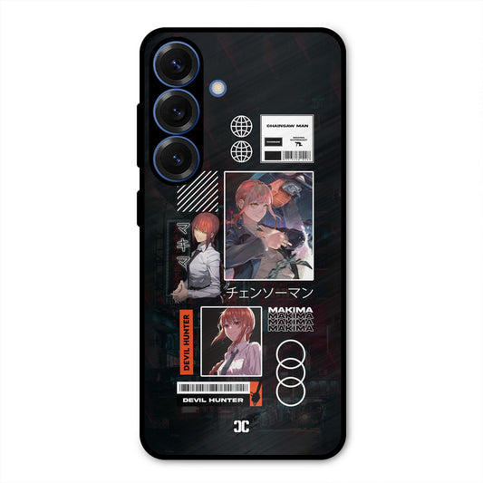 Devil Hunter Makima Samsung Galaxy S25 Mobile Back Cover - Anime PrintShield Case