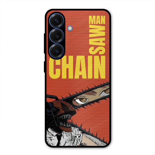 Raging Chainsaw Samsung Galaxy S25 Mobile Back Cover - Anime PrintShield Case