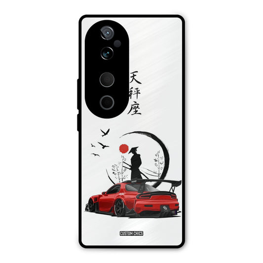 Samurai Car Vivo V40 Mobile Back Cover - Car&Bike PrintShield Case