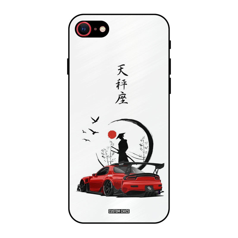 Samurai Car iPhone SE 2020 Mobile Back Cover - Car&Bike PrintShield Case