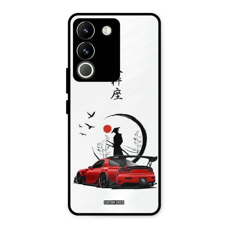 Samurai Car Vivo Y200 Mobile Back Cover - Car&Bike PrintShield Case