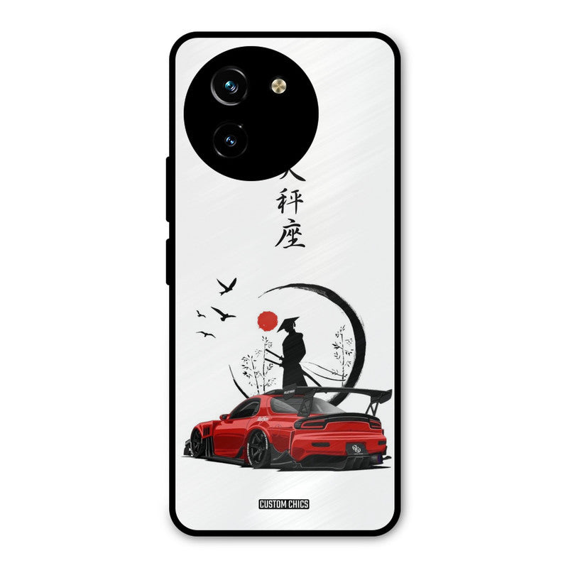 Samurai Car Vivo Y200i Mobile Back Cover - Car&Bike PrintShield Case