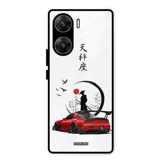 Samurai Car Vivo V29e Mobile Back Cover - Car&Bike PrintShield Case