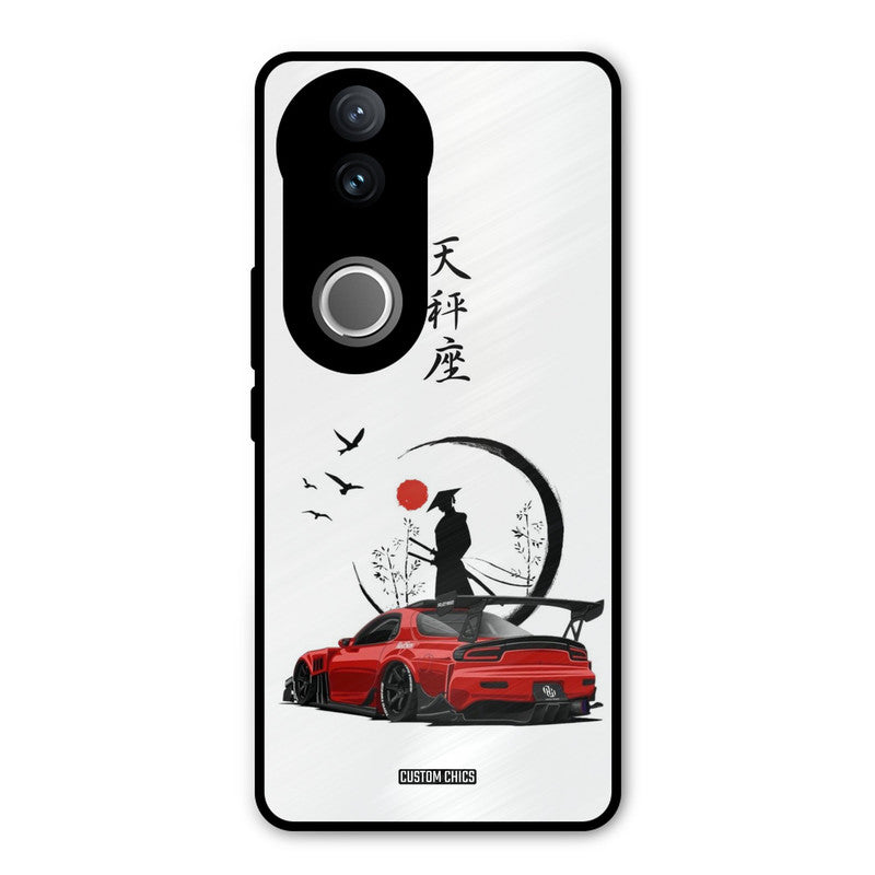 Samurai Car Vivo V50 Mobile Back Cover - Car&Bike PrintShield Case