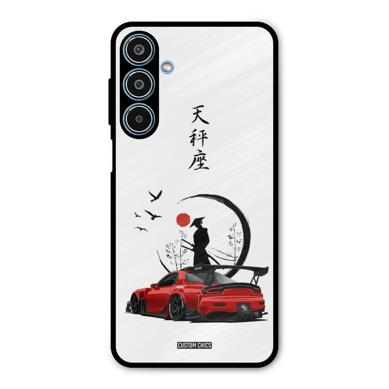 Samurai Car Samsung Galaxy M35 5G Mobile Back Cover - Car&Bike PrintShield Case