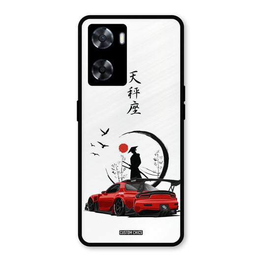 Samurai Car Oppo A57 2022 Mobile Back Cover - Car&Bike PrintShield Case