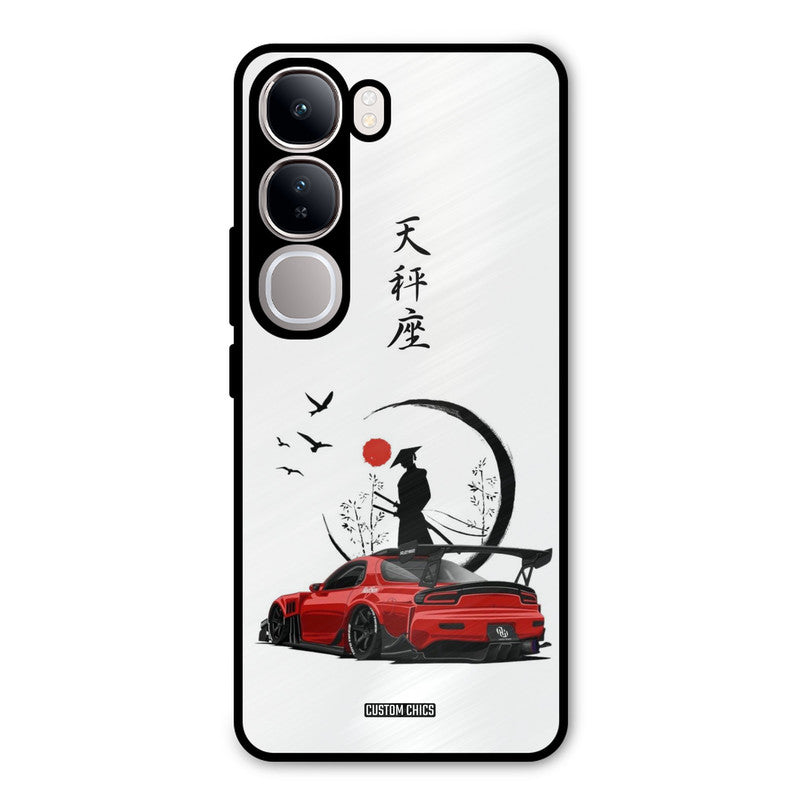 Samurai Car Vivo Y300 Mobile Back Cover - Car&Bike PrintShield Case