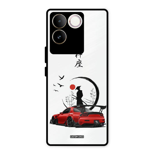 Samurai Car Vivo T2 Pro Mobile Back Cover - Car&Bike PrintShield Case