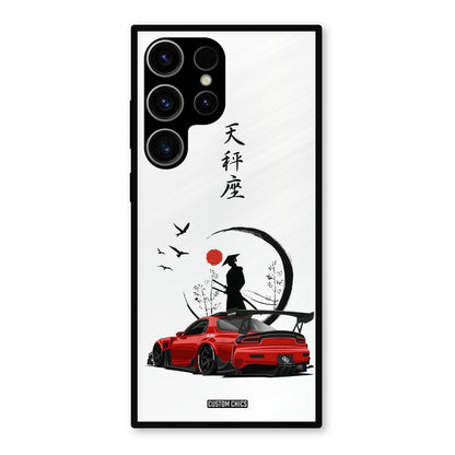 Samurai Car Samsung Galaxy S23 Ultra Mobile Back Cover - Car&Bike PrintShield Case