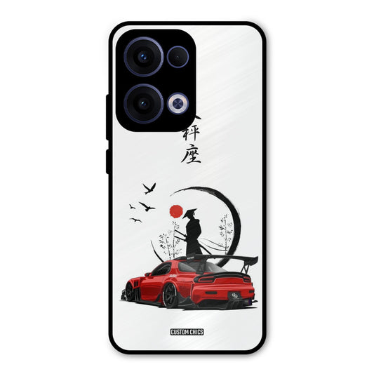Samurai Car Oppo Reno 13 5G Mobile Back Cover - Car&Bike PrintShield Case