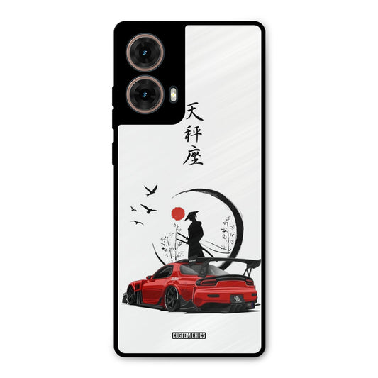 Samurai Car Moto G85 Mobile Back Cover - Car&Bike PrintShield Case
