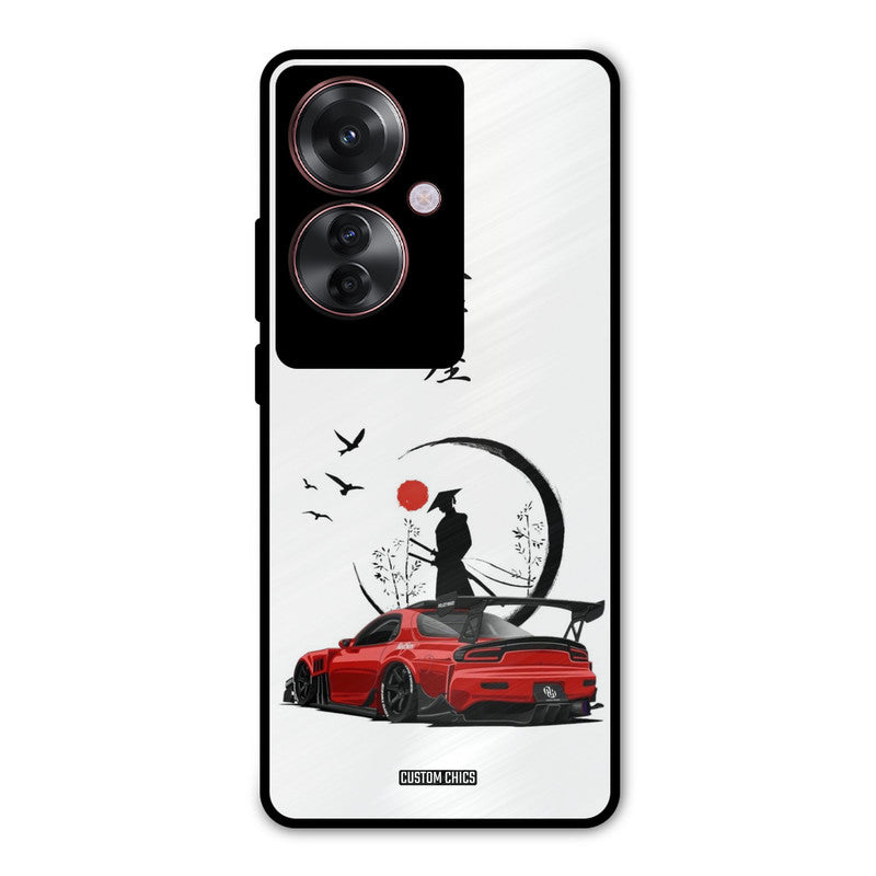 Samurai Car Oppo F25 Pro Mobile Back Cover - Car&Bike PrintShield Case