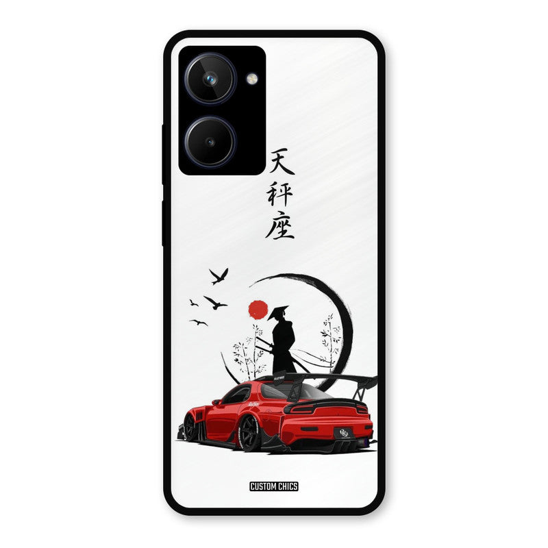 Samurai Car Realme 10 Mobile Back Cover - Car&Bike PrintShield Case