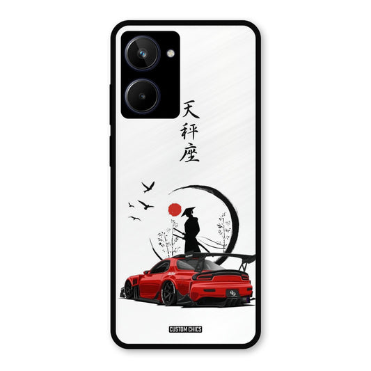 Samurai Car Realme 10 Mobile Back Cover - Car&Bike PrintShield Case