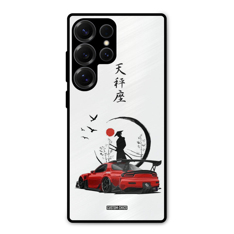 Samurai Car Samsung Galaxy S25 Ultra Mobile Back Cover - Car&Bike PrintShield Case