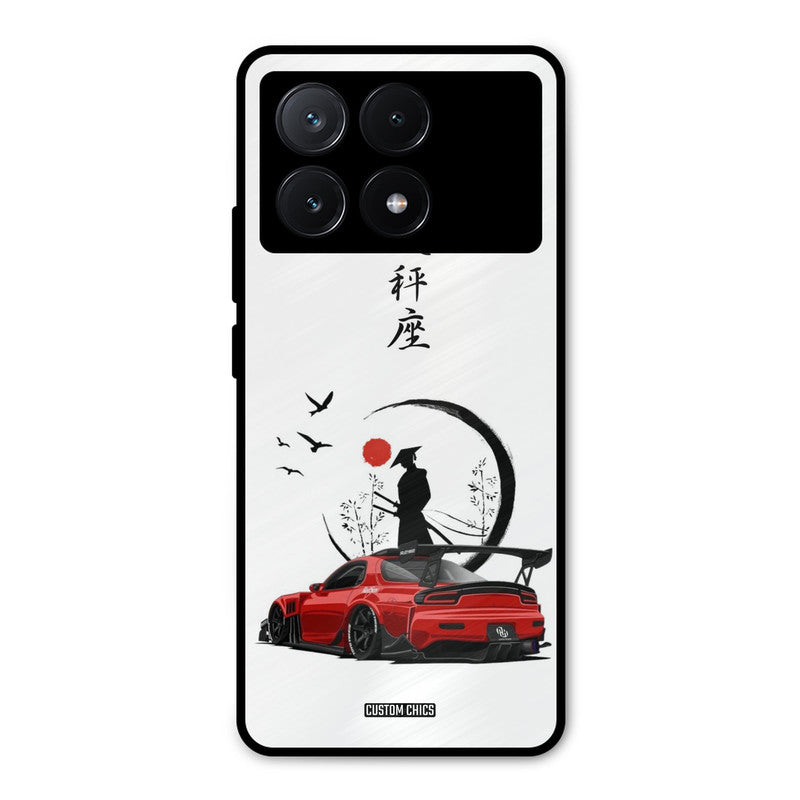 Samurai Car Poco X6 Pro Mobile Back Cover - Car&Bike PrintShield Case