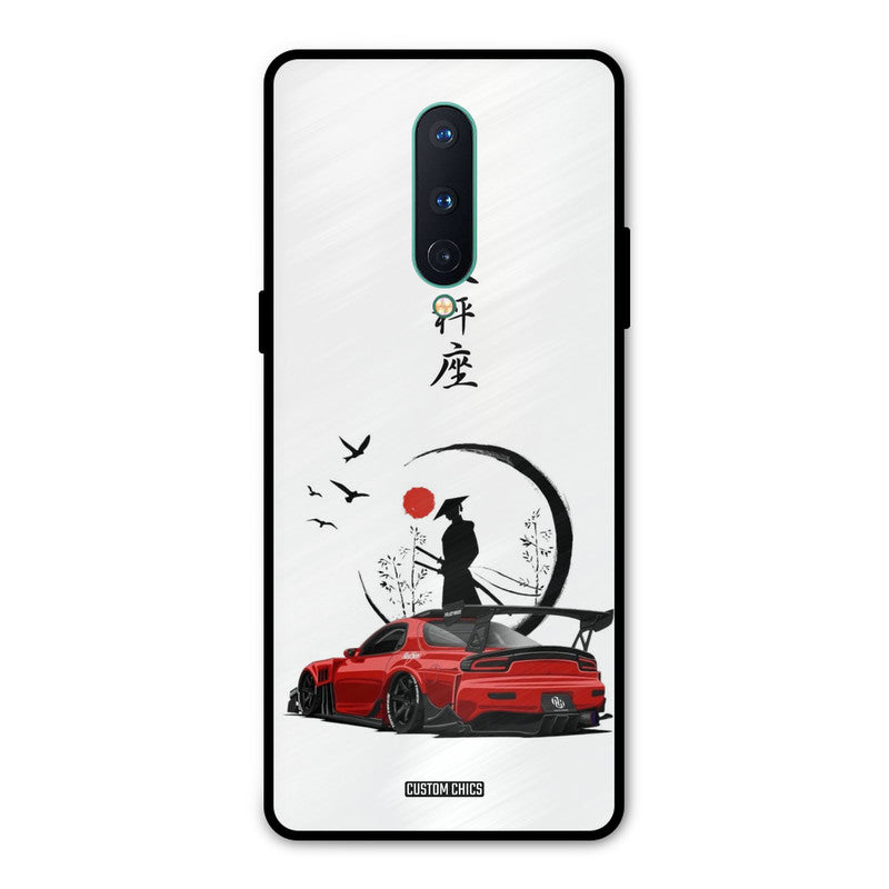 Samurai Car Oneplus 8 Mobile Back Cover - Car&Bike PrintShield Case