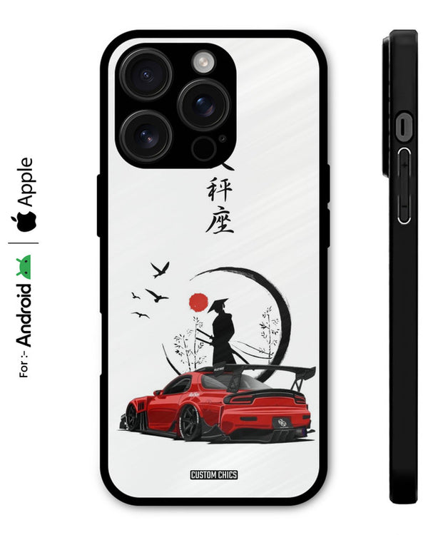 Samurai Car Case – Premium PrintShield Mobile Cover
