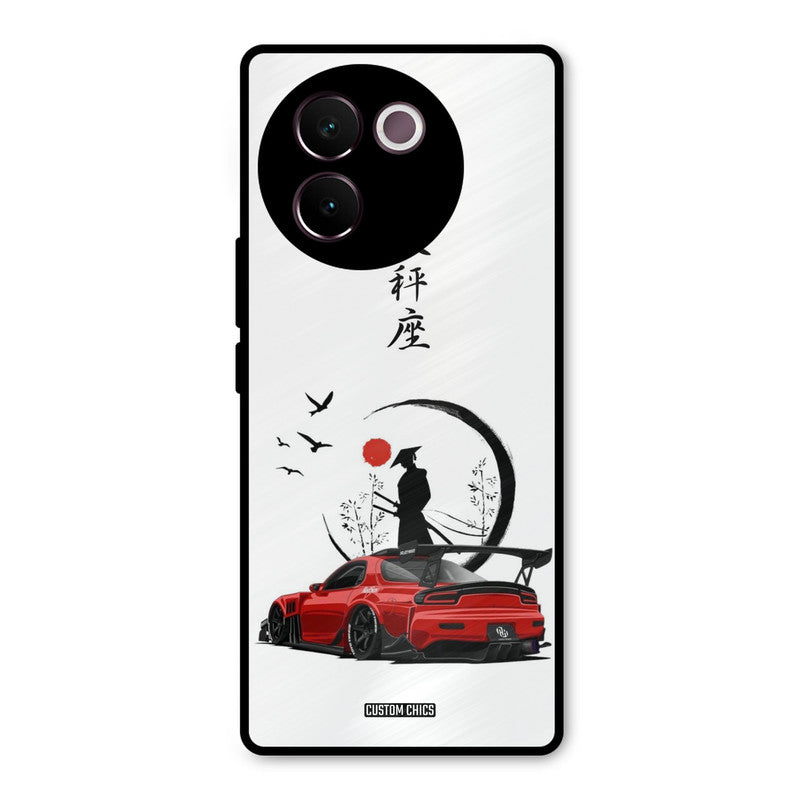 Samurai Car Vivo V30e Mobile Back Cover - Car&Bike PrintShield Case