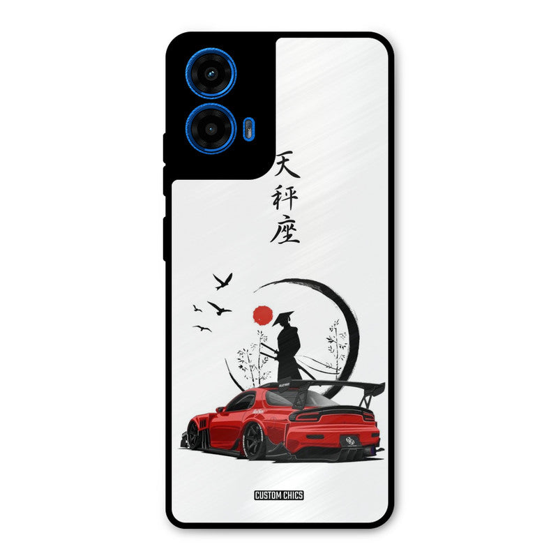 Samurai Car Moto G45 Mobile Back Cover - Car&Bike PrintShield Case
