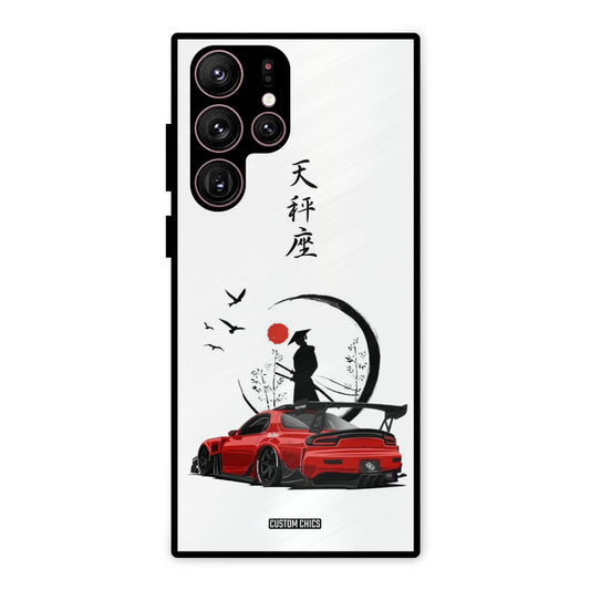 Samurai Car Samsung Galaxy S22 Ultra Mobile Back Cover - Car&Bike PrintShield Case