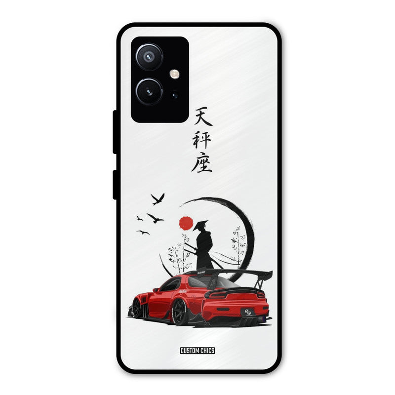 Samurai Car Vivo Y75 5G Mobile Back Cover - Car&Bike PrintShield Case