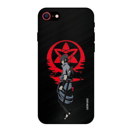 Sasuke Uchiha iPhone SE 2020 Mobile Back Cover - Anime PrintShield Case