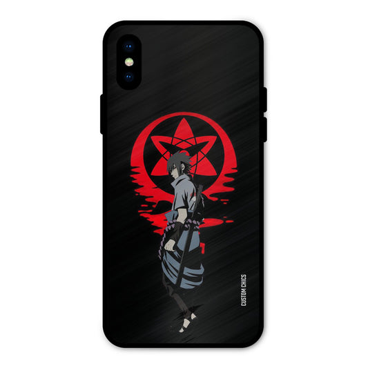 Sasuke Uchiha iPhone X Mobile Back Cover - Anime PrintShield Case