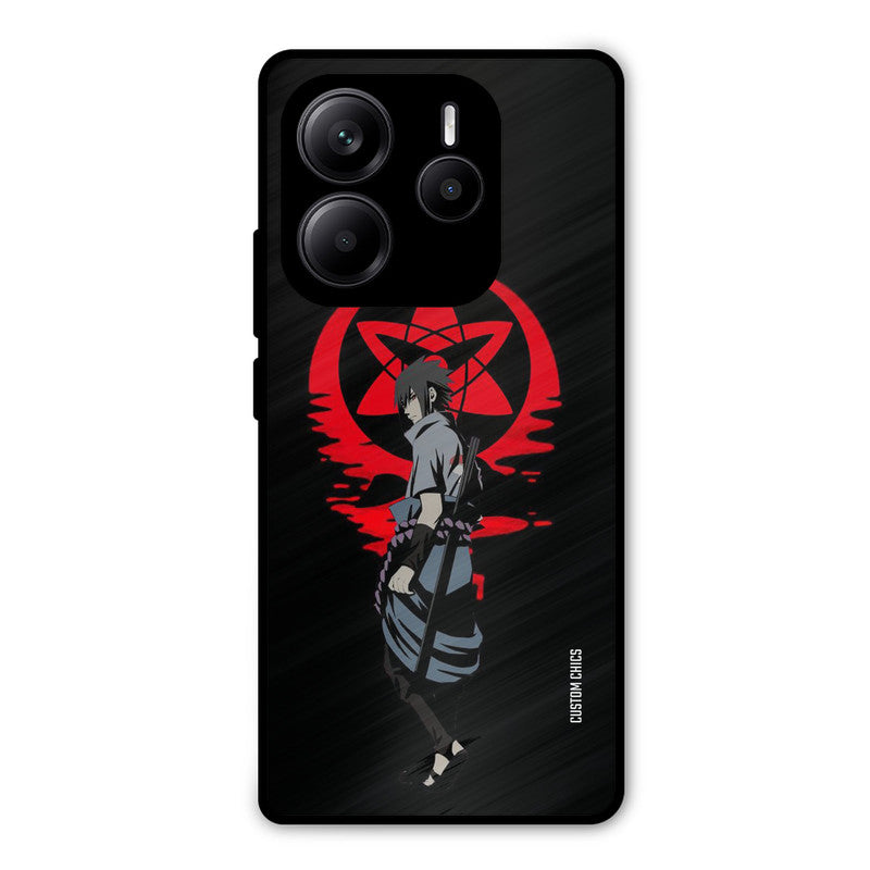 Sasuke Uchiha Redmi Note 14 Mobile Back Cover - Anime PrintShield Case