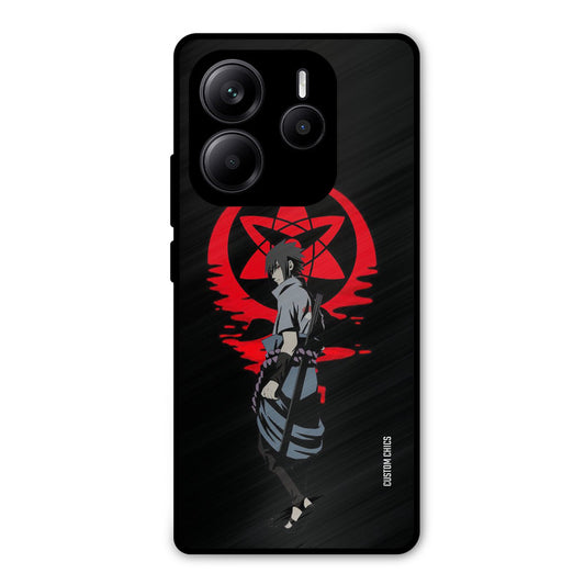 Sasuke Uchiha Redmi Note 14 Mobile Back Cover - Anime PrintShield Case