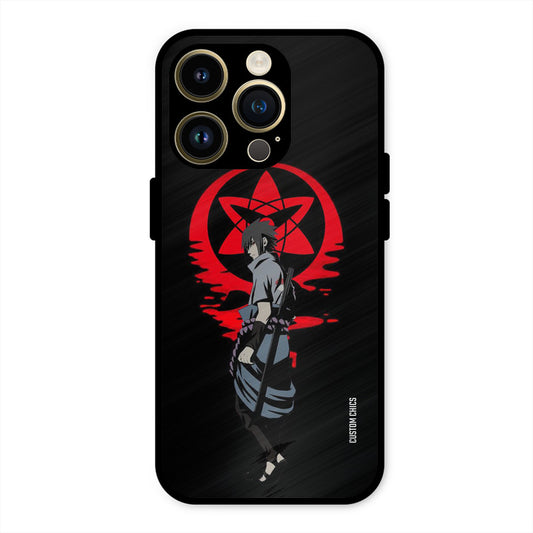 Sasuke Uchiha iPhone 14 Pro Mobile Back Cover - Anime PrintShield Case