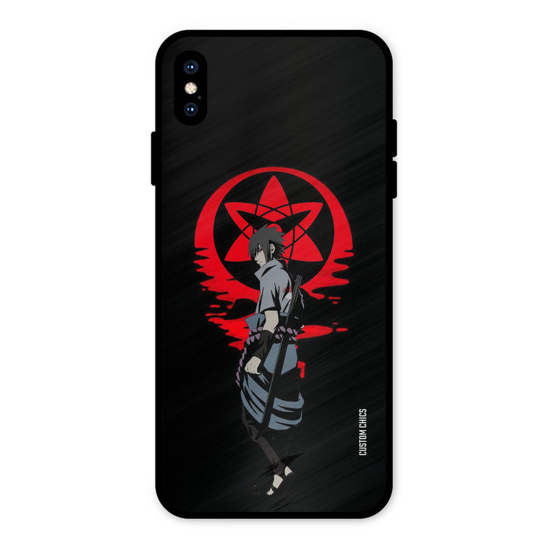 Sasuke Uchiha iPhone XS Max Mobile Back Cover - Anime PrintShield Case