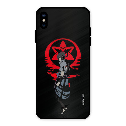 Sasuke Uchiha iPhone XS Max Mobile Back Cover - Anime PrintShield Case