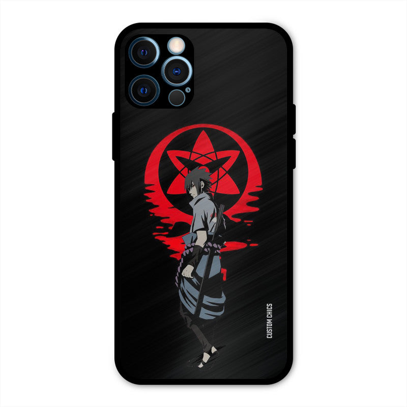 Sasuke Uchiha iPhone 12 Pro Mobile Back Cover - Anime PrintShield Case