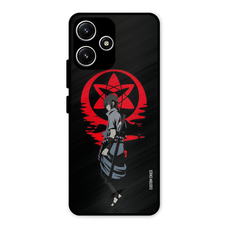 Sasuke Uchiha Redmi 12 5G Mobile Back Cover - Anime PrintShield Case
