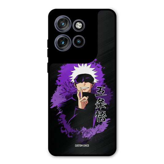 Sataru Gojo Motorola Edge 50 Neo Mobile Back Cover - Anime PrintShield Case