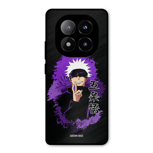 Sataru Gojo Redmi Note 14 Pro Plus 5G Mobile Back Cover - Anime PrintShield Case