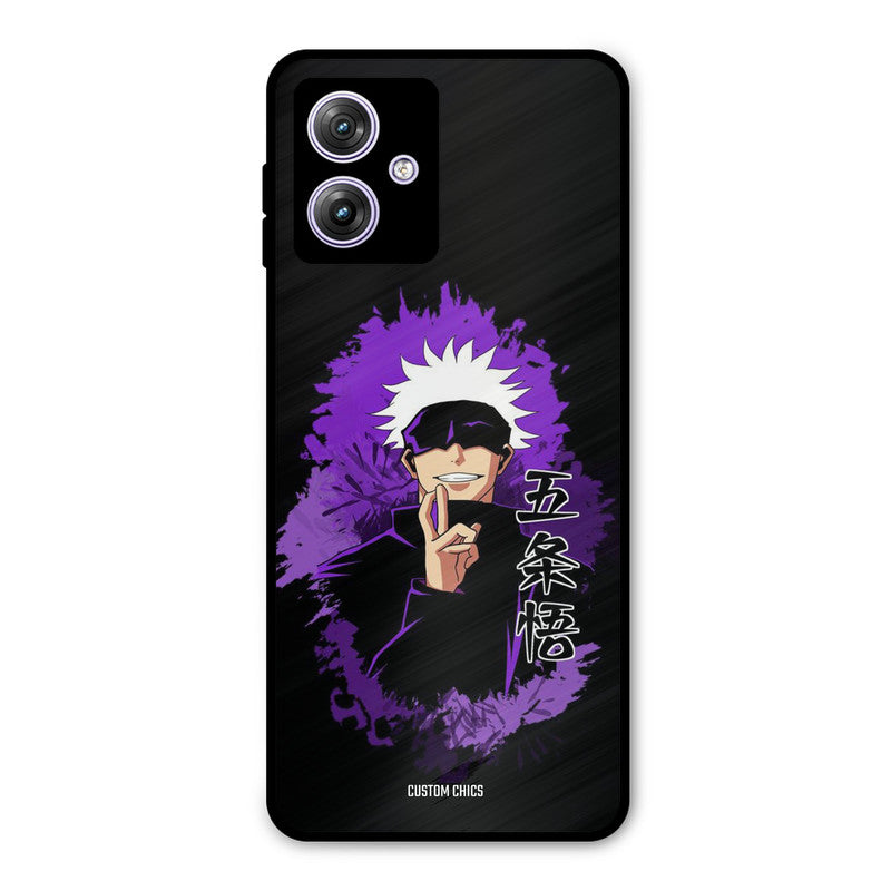 Sataru Gojo Moto G54 Mobile Back Cover - Anime PrintShield Case